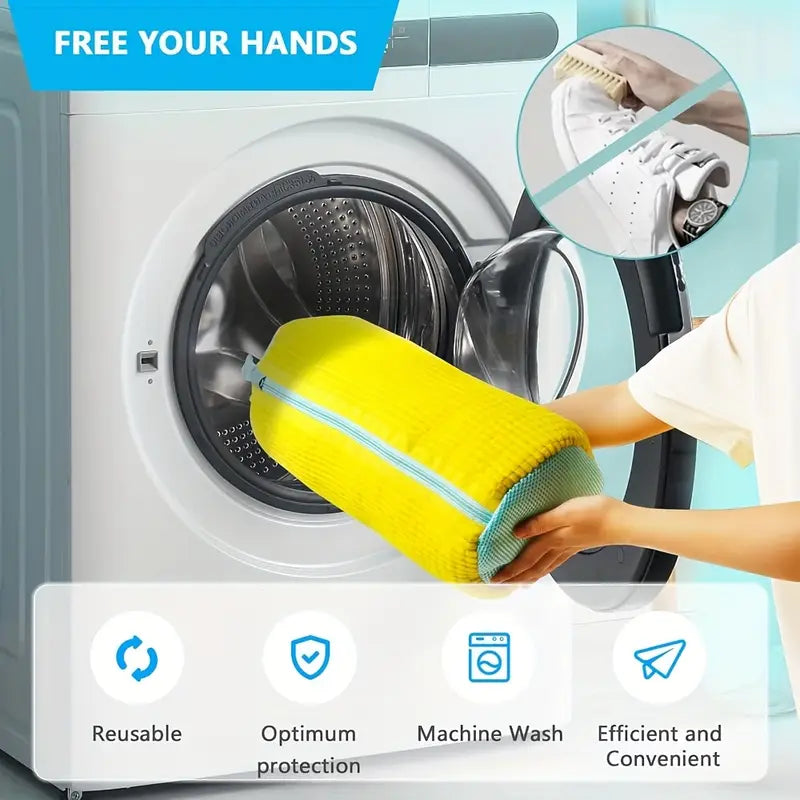 Reusable Washing Machine Shoe Wash Bags – Protect Your Shoes & Washer
